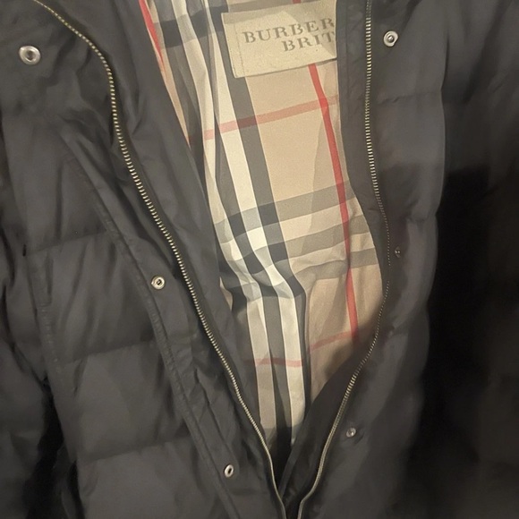 Burberry Puffer Black Coat XL - Picture 4 of 8